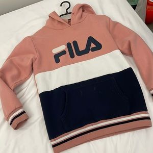 Fila pink sport hoodie